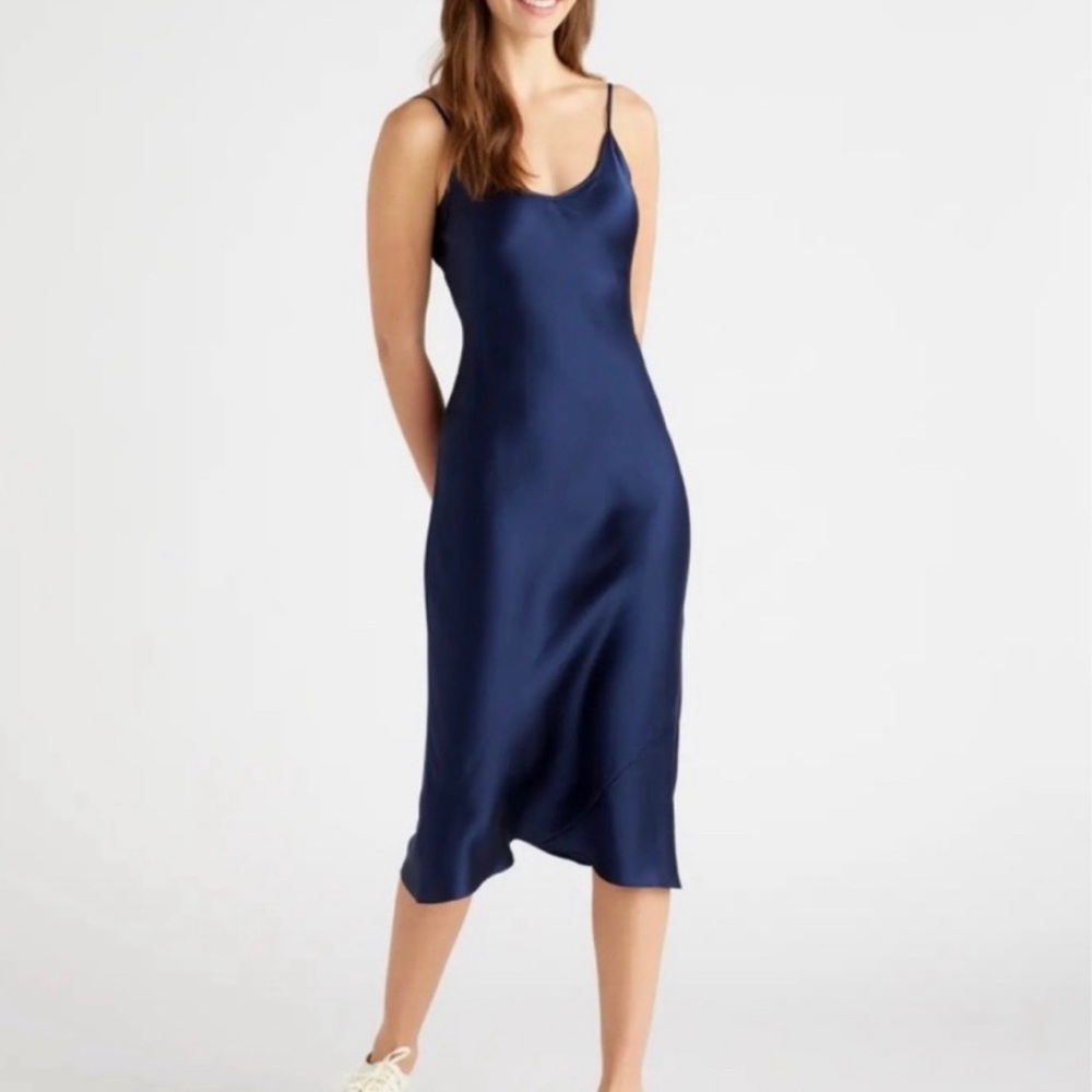Aritzia Wilfred Only Slip Dress Blue size Small Never worn